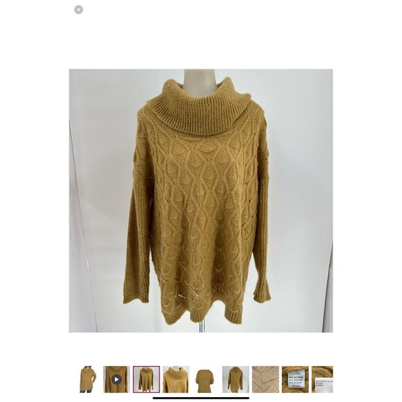 Elsamanda open Knit Oversized Cowl Neck Pullover, S. Mohair Blend - Picture 4 of 15